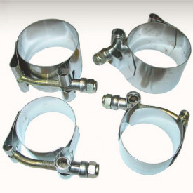 Set de 4 colliers inox pour barre stabilisatrice de ...