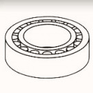 Roulement roue arr extérieur  8/70-7/92