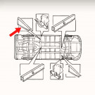 Ponton latéral T2 -67 arrière g ou d