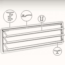 Kit joints complet de reconditionnement de vitre lat...