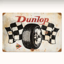 plaque vintage PUB DUNLOP 45x31cm