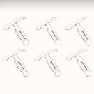 Kit de 6 clips de joint de capot avant 1303