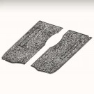 Set de 2 tapis caoutchouc sous les sièges avant 68- ...