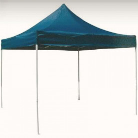 tonnelle carre pliable bleue 3m x 3m