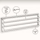 Kit joints complet de reconditionnement de vitre lat...