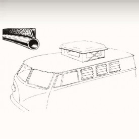 Joint de toit T2 westfalia 64-67