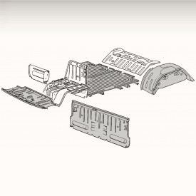 Plancher de chargement gauche 68-