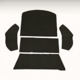 Kit moquette de coffre arrière noire  73-77