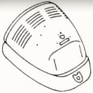 Capot arrière 1200-1300 8/67-7/75 (avec grille venti...