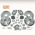  Kit frein à disques avant 5x205 CSP T2 64-70 pour montage jantes en 14