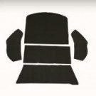 Kit moquette de coffre arrière noire  73-77