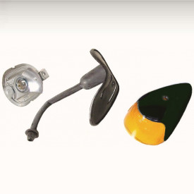 Clignotant d'aile complet avec glace orange 8/63- bo...