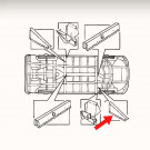 Ponton latéral T2 -67 avant g ou d