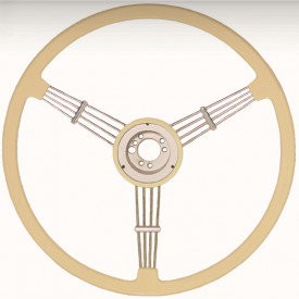 Volant BANJO blanc diamètre 15 1/2"