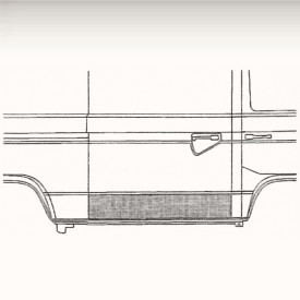 bas de porte coulissante extérieur 