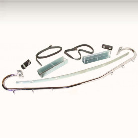Porte ski chromé FLAT 4 -67