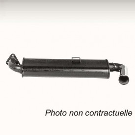 Silencieux simple T-Bird T2 1600 (petite bride 3 vis...