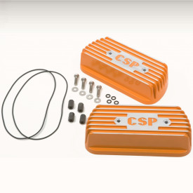 Set de 2 caches soupapes T1 orange CSP