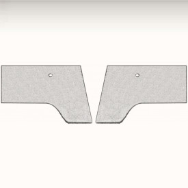 Set de 2 panneaux de porte gris -67