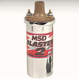 Bobine d'allumage MSD BLASTER 2 45.000 volts chromée