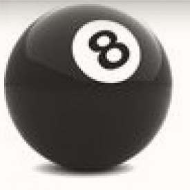 pommeau levier de vitesse "8 ball" universel