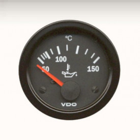 Cadran de température d'huile 50-150° diam 52mm VDO