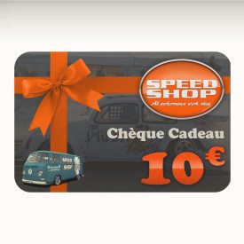 Chèque cadeau d'une valeur de 10 €