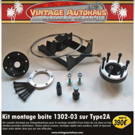 Kit montage boite 1302-03 sur combi 68-71 vintage autohaus