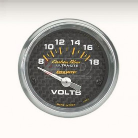 voltmetre carbone 52mm autometer