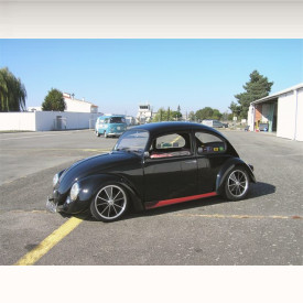 Jante BRM FLAT4 noire pour New Beetle 5 x 100  17'' ...