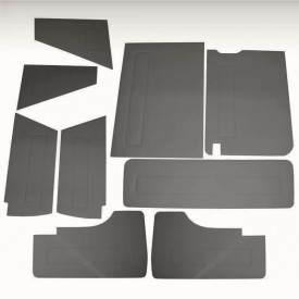 set de 9 panneaux avant et arrière en vinyl gris 