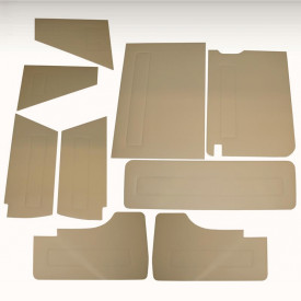 set de 9 panneaux avant et arrière en vinyl crème 