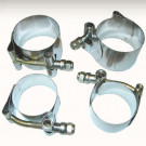 Set de 4 colliers inox pour barre stabilisatrice de ...