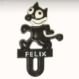 Felix licence plate ornaments