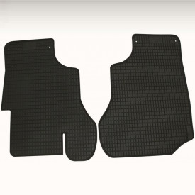 set de 2 tapis de cabine en caoutchouc 