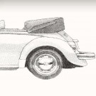 Couvre capote alpaga noir cabriolet 50-62