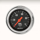 mano pression huile  autometer classic chrome