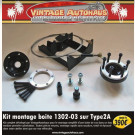 Kit montage boite 1302-03 sur combi 68-71 vintage autohaus