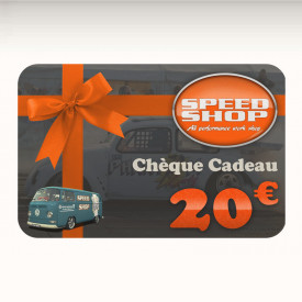 Chèque cadeau d'une valeur de 20 €