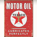 plaque PUB motor oil TEXACO 31.5x41cm