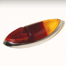 Glace de feu arrière karmann 60-69 orange et rouge(e...